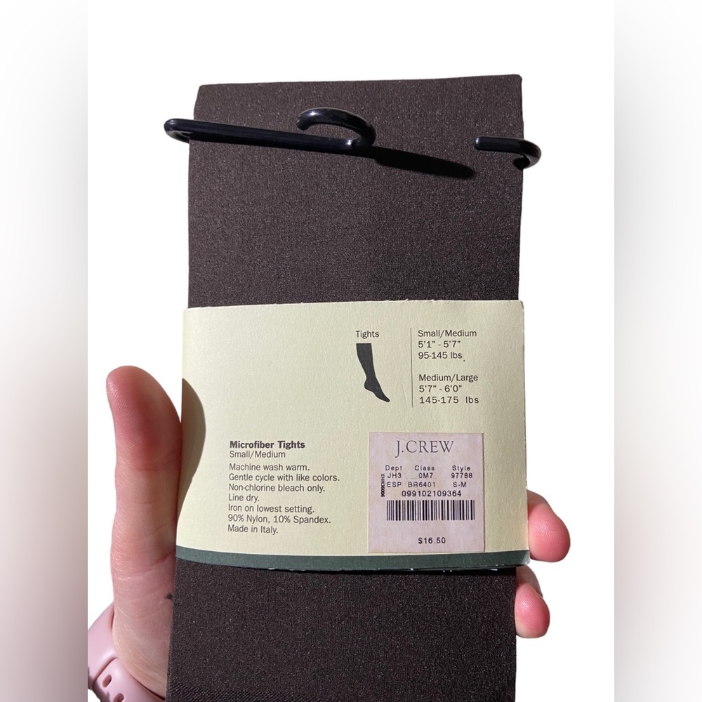 !!SOLD!! J.Crew Brown Tights Small /Medium - Picture 2 of 2
